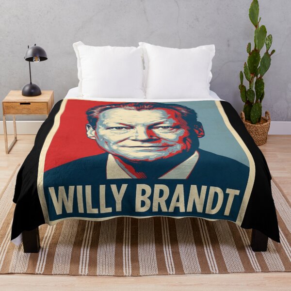 Item preview, Willy Brandt Hope Style Retro Poster Art designed and sold by DamianRoy88.