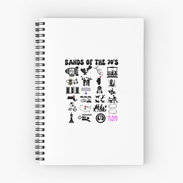 Item preview, Nerdy Iconic Rock Bands Of The 70S Black Text designed and sold by Fashate1.