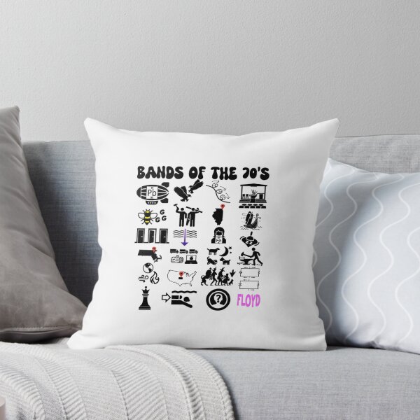 Item preview, Nerdy Iconic Rock Bands Of The 70S Black Text designed and sold by Fashate1.