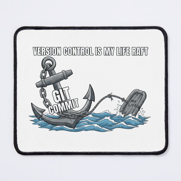 Item preview, Git's Version Control Joke - Classic Developer Design designed and sold by thecodingcorner.