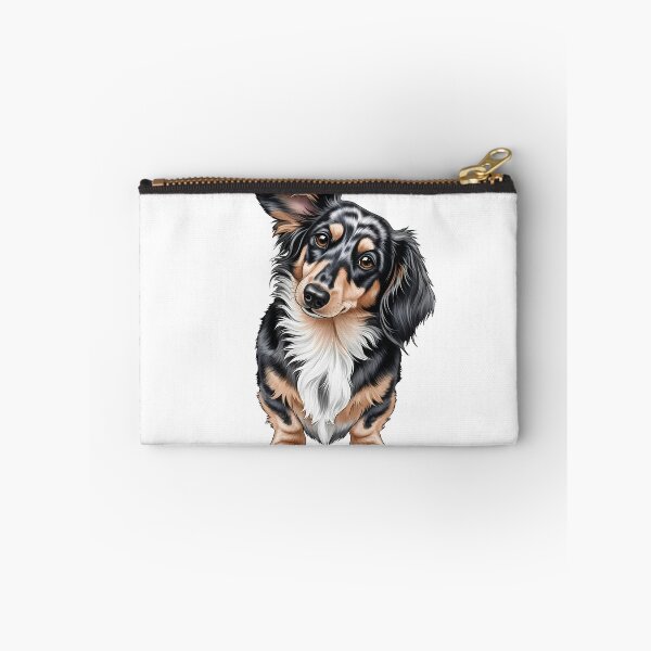 Item preview, Black Dachshund Elegance – Sumi-e Ukiyo-e Water Splash Ink Art designed and sold by blacksealstudio.
