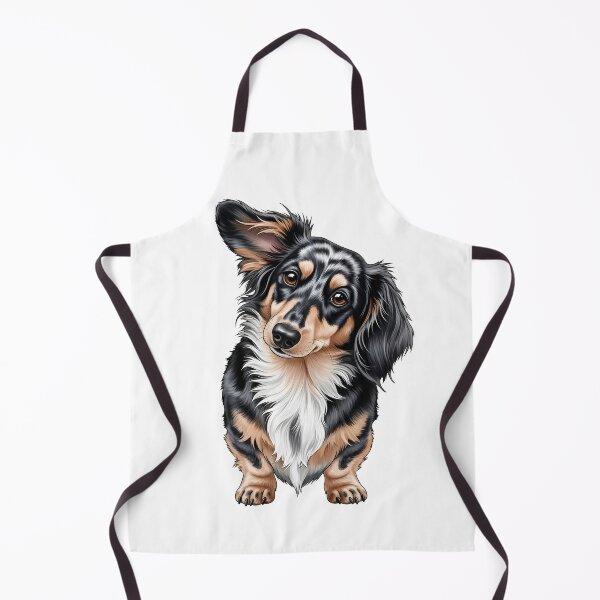 Item preview, Black Dachshund Elegance – Sumi-e Ukiyo-e Water Splash Ink Art designed and sold by blacksealstudio.