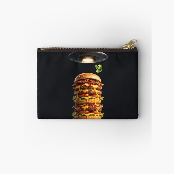 Item preview, Alien Snacktime Cheeseburger – UFO Abduction of an Ultra Juicy Burger designed and sold by MeghannsMinimalMeals.