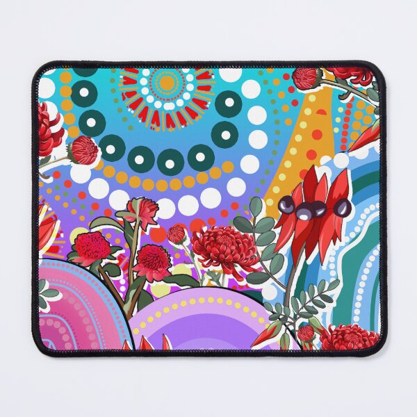 Item preview, Aboriginal Urban Sturt’s Desert Pea And Waratah designed and sold by AboriginalartVI.