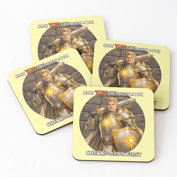 Item preview, Paladin- Prevent TPK Check For Evil designed and sold by Wondergirl Wanderings.