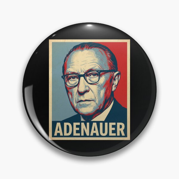 Item preview, Konrad Adenauer Hope Style Retro Poster Art designed and sold by DamianRoy88.