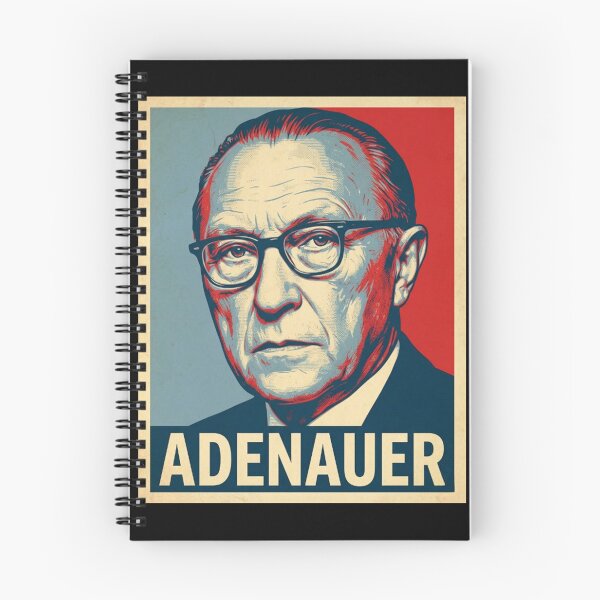Item preview, Konrad Adenauer Hope Style Retro Poster Art designed and sold by DamianRoy88.