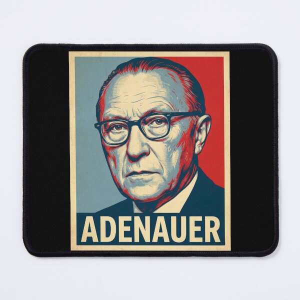 Item preview, Konrad Adenauer Hope Style Retro Poster Art designed and sold by DamianRoy88.