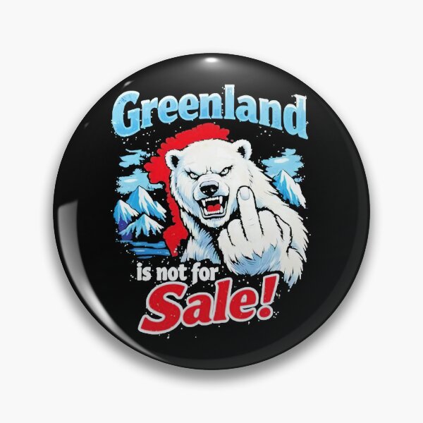 Item preview, Greenland Is Not For Sale White Bear Middle Finger designed and sold by SheriPeroni.