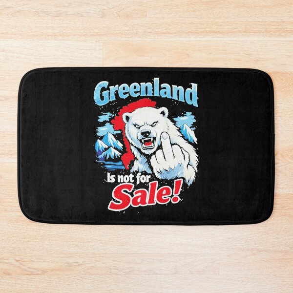 Item preview, Greenland Is Not For Sale White Bear Middle Finger designed and sold by SheriPeroni.