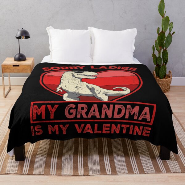 Item preview, Funny T-Rex Valentine Shirt – Sorry Ladies, My Grandma Is My Valentine Dinosaur Gift designed and sold by LashondaGreen89.