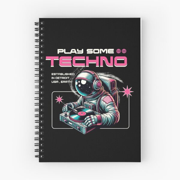 Item preview, TECHNO  - Play Some Astronaut (White)  designed and sold by Discothreadz.