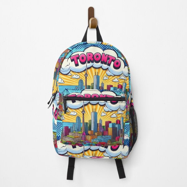 Item preview, Toronto’s Most Beautiful View – Cute City Skyline Label designed and sold by PaintMeWorld.