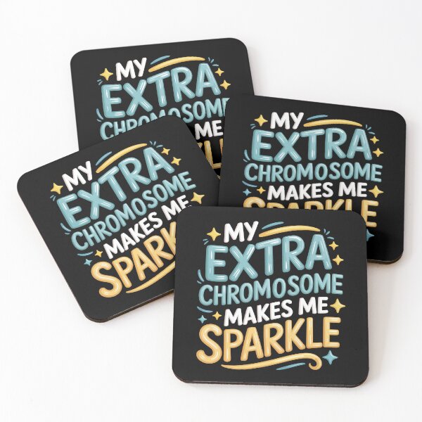 Item preview, Down Syndrome Awareness My Extra Chromosome Makes Me Sparkle designed and sold by tmerchtrends.