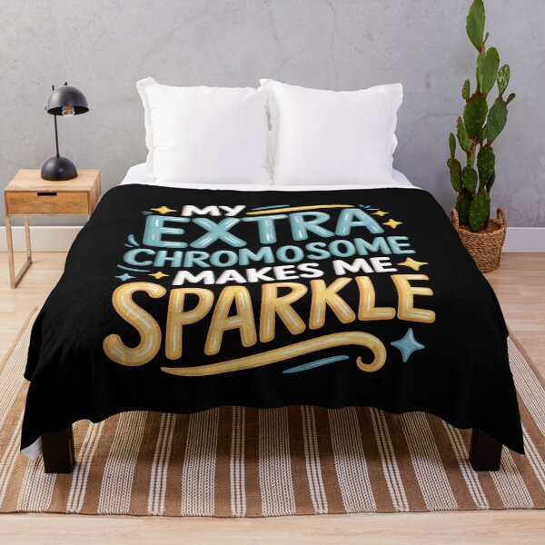 Item preview, Down Syndrome Awareness My Extra Chromosome Makes Me Sparkle designed and sold by tmerchtrends.