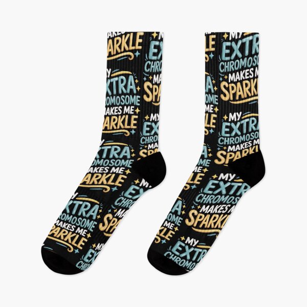 Item preview, Down Syndrome Awareness My Extra Chromosome Makes Me Sparkle designed and sold by tmerchtrends.