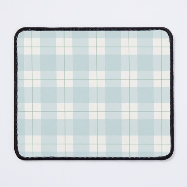 Item preview, soft aqua blue and green classic gingham check plaids designed and sold by PrettywithColor.