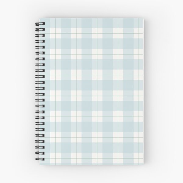 Item preview, soft aqua blue and green classic gingham check plaids designed and sold by PrettywithColor.