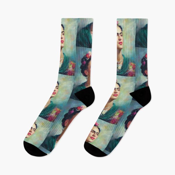 Item preview, Floral Frida Kahlo Portrait designed and sold by Carinaprint.