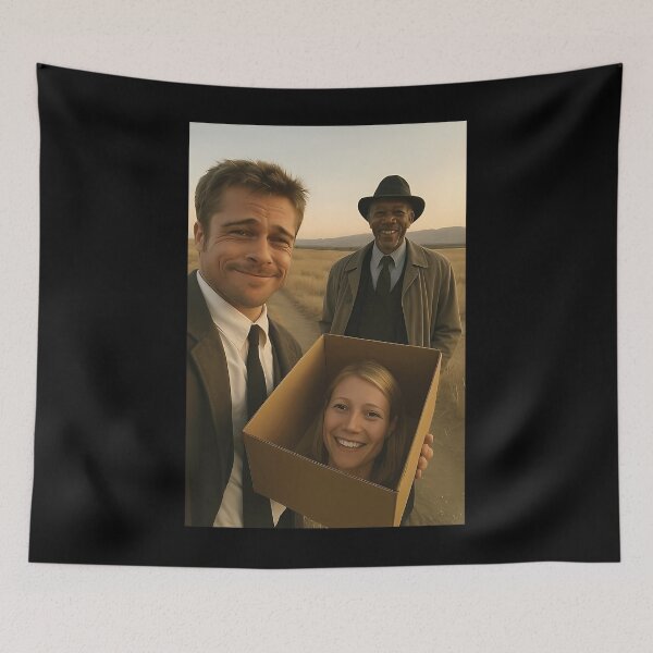 Item preview, Se7En Meme - What'S In The Box Selfie designed and sold by Fnessed18.