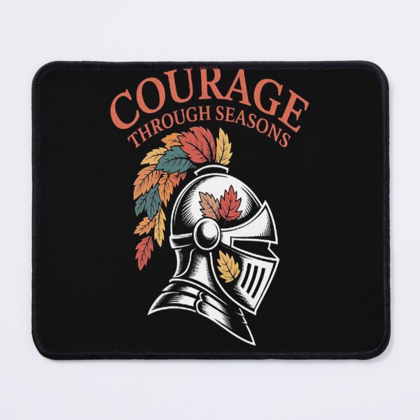 Item preview, Courage Through Seasons Warrior Spirit Knights Autumn Aesthetic designed and sold by StuffNestie.