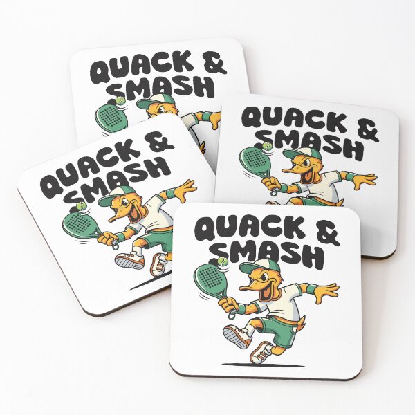 Item preview, Quack & Smash Duck Padel Player Illustration | Funny Padel Sports Art designed and sold by Quipzzy.
