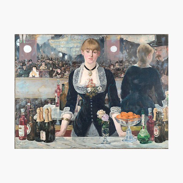 Item preview, HD. A Bar at the Folies-Bergère, by Edouard Manet. HIGH DEFINITION designed and sold by MINDTHECHERRY.