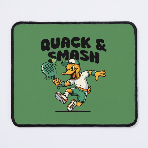 Item preview, Quack & Smash Duck Padel Player Illustration | Funny Padel Sports Art designed and sold by Quipzzy.