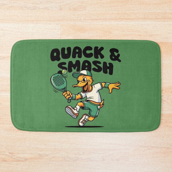 Item preview, Quack & Smash Duck Padel Player Illustration | Funny Padel Sports Art designed and sold by Quipzzy.