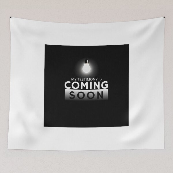 Item preview, My Testimony Is Coming Soon Manifestation Affirmat designed and sold by ProfesStore.