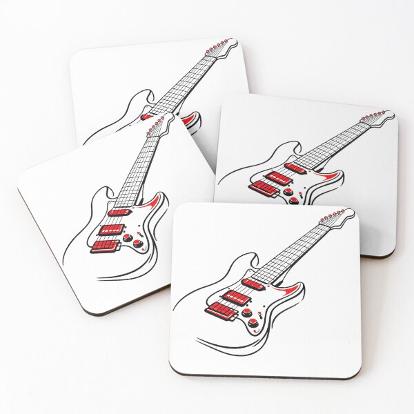 Item preview, Electric Guitar | Minimalist line art design designed and sold by Masha_D.