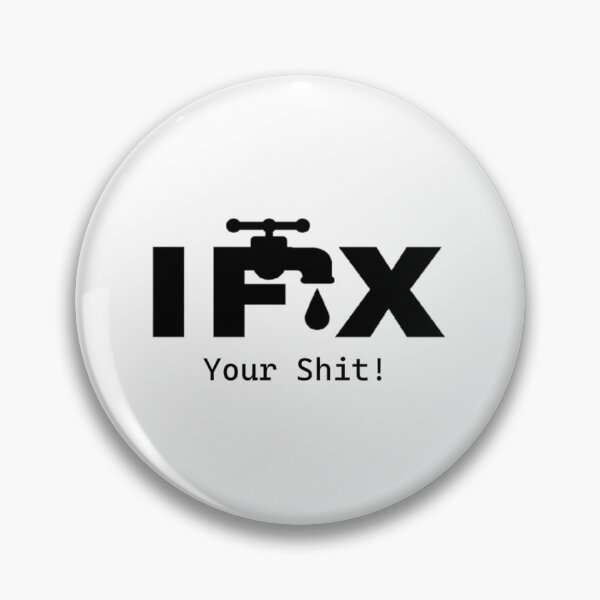 Item preview, Funny Plumber I Fix Your Sh T Design Light Bg designed and sold by ProfesStore.