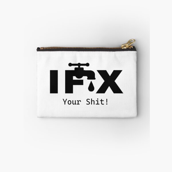 Item preview, Funny Plumber I Fix Your Sh T Design Light Bg designed and sold by ProfesStore.