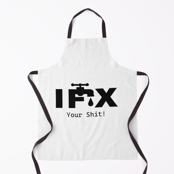 Item preview, Funny Plumber I Fix Your Sh T Design Light Bg designed and sold by ProfesStore.