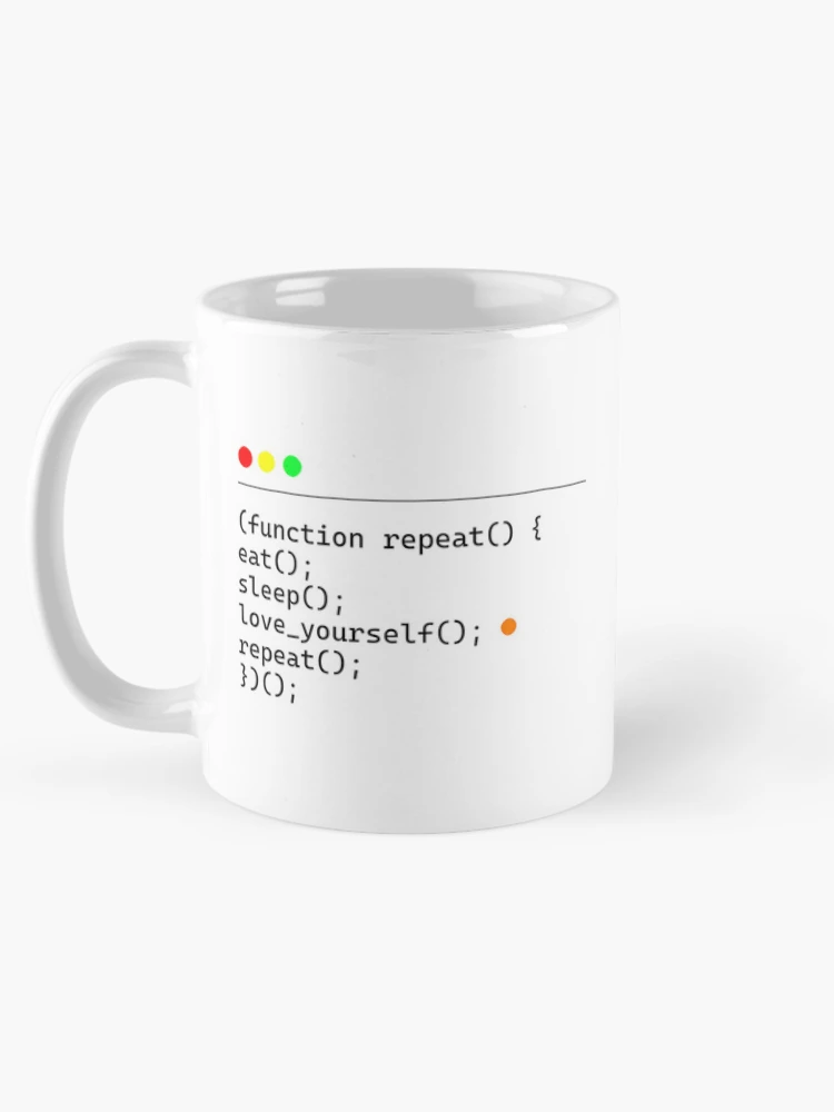 Thumbnail 5 of 6, Coffee Mug, Programmer Code Logic Minimalist Developer Design designed and sold by ProfesStore.