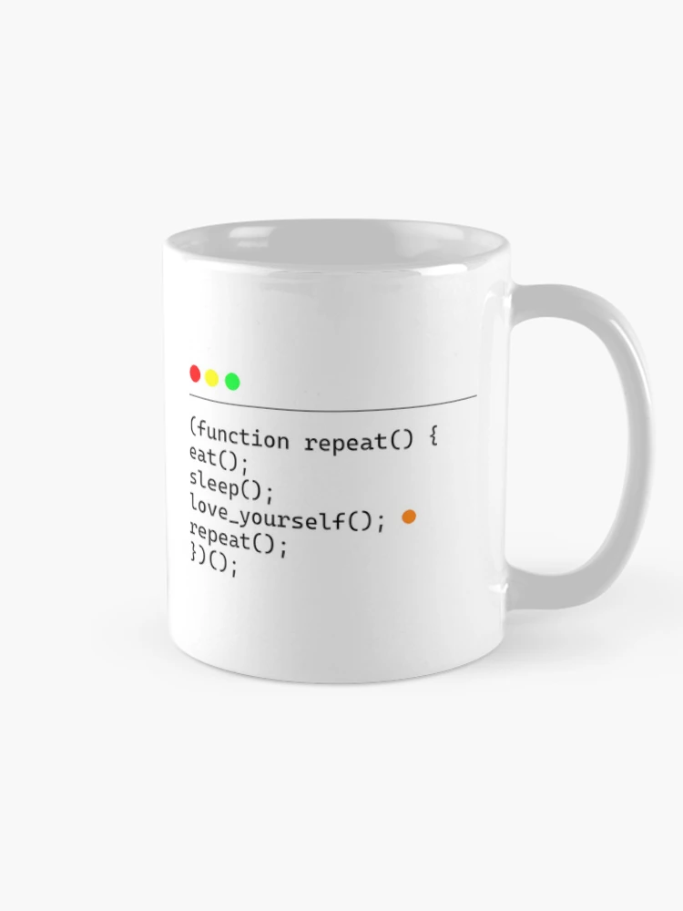 Thumbnail 3 of 6, Coffee Mug, Programmer Code Logic Minimalist Developer Design designed and sold by ProfesStore.