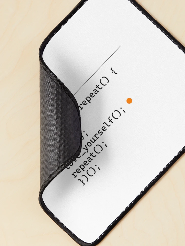 Thumbnail 2 of 5, Mouse Pad, Programmer Code Logic Minimalist Developer Design designed and sold by ProfesStore.