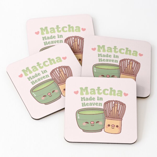 Item preview, Cute Matcha And Whisk Matcha Made In Heaven Pun designed and sold by rustydoodle.