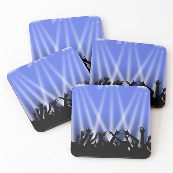 Item preview, Dancing Crowd With Blue and White Lights designed and sold by MarkUK97.