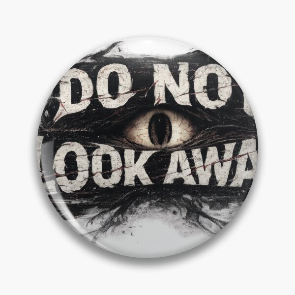 Item preview, Do Not Look Away Gothic Typography designed and sold by jgvisualarts.
