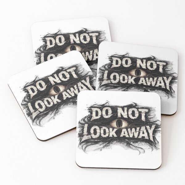 Item preview, Do Not Look Away Gothic Typography designed and sold by jgvisualarts.