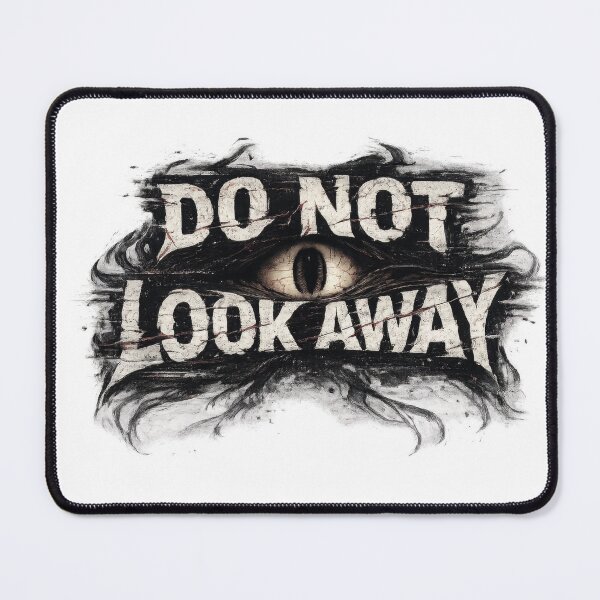 Item preview, Do Not Look Away Gothic Typography designed and sold by jgvisualarts.