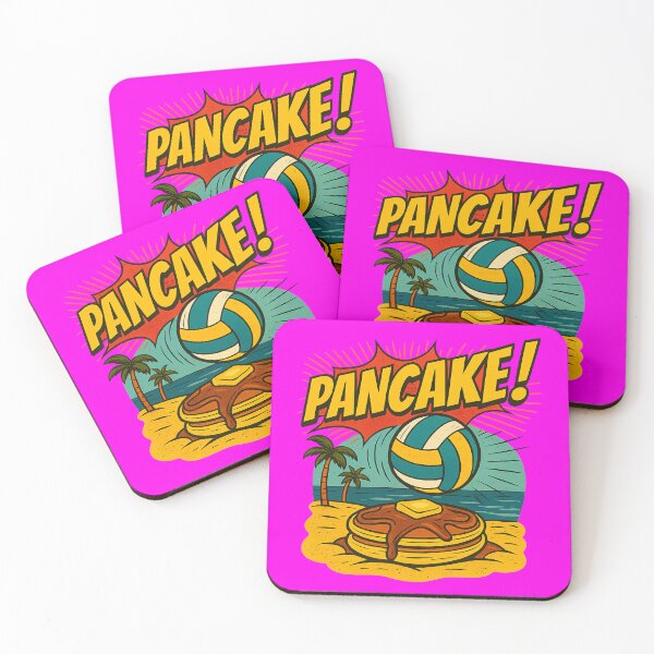 Item preview, Pancake - Comic Volleyball Slang for a Dig! designed and sold by royalswin.