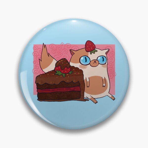 Item preview, Cake the Cat with Cake the Cake designed and sold by Bongwaterlatte.
