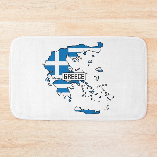 Item preview, GREECE Flag Map designed and sold by Love, Amy....