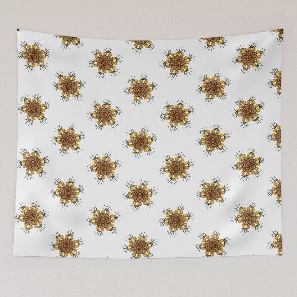 Item preview, art deco spike mandala designed and sold by Goozeling.