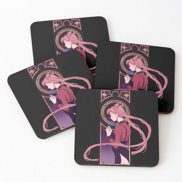 Item preview, Black Lady Art Noveau designed and sold by kachiscanva.