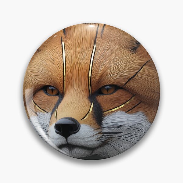 Item preview, Fox Calm Intelligence Warm Fur Portrait designed and sold by mildaclairmo.