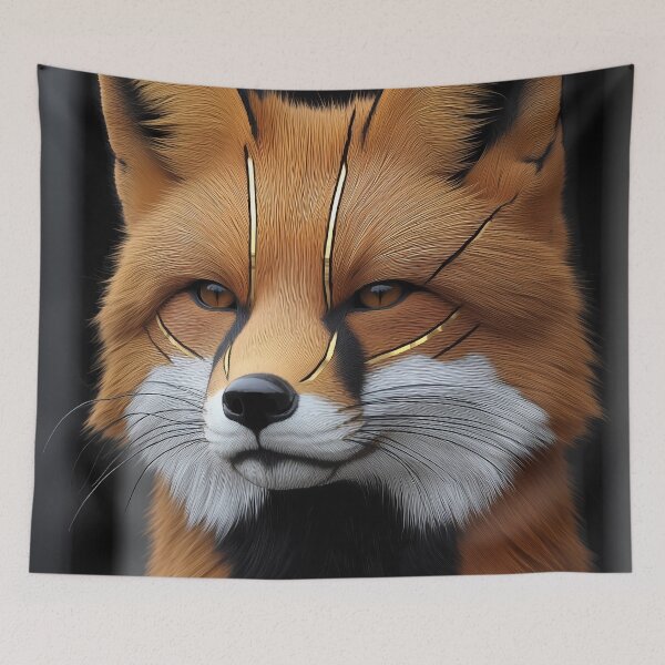 Item preview, Fox Calm Intelligence Warm Fur Portrait designed and sold by mildaclairmo.