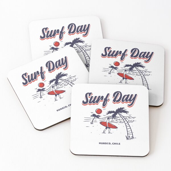 Item preview, Retro Surf Day Huasco Chile Graphic designed and sold by Bold & Brewed.